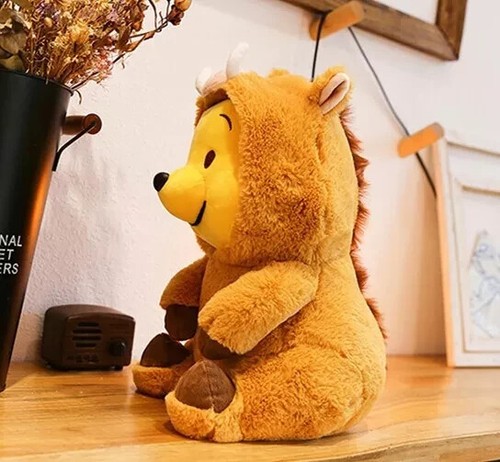 Stuffed Animals Pooh Plush Toys Cap Detachable Doll H35cm - Picture 5 of 8