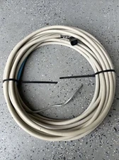 Aquabot Power Supply Cable Floating 50-54 Foot Hard Cover 2 Prong Plug Gray