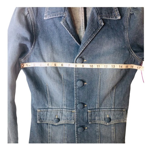 Vintage 90's Jill Stuart Jean Camper Jacket Size 2 Blazer - Picture 8 of 10