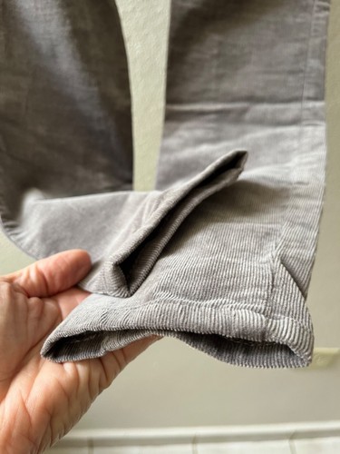 LOFT Outlet Women's Gray Corduroy Modern Skinny Mid-Rise Casual Pants Size 0 - Picture 6 of 14