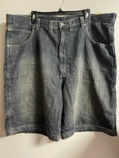 Men's Vintage Wrangler Carpenter Dark Wash Shorts Size 44 EA