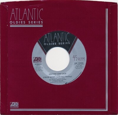 Stevie Nicks Leather And Lace / Stop Draggin My Heart Around Atlantic