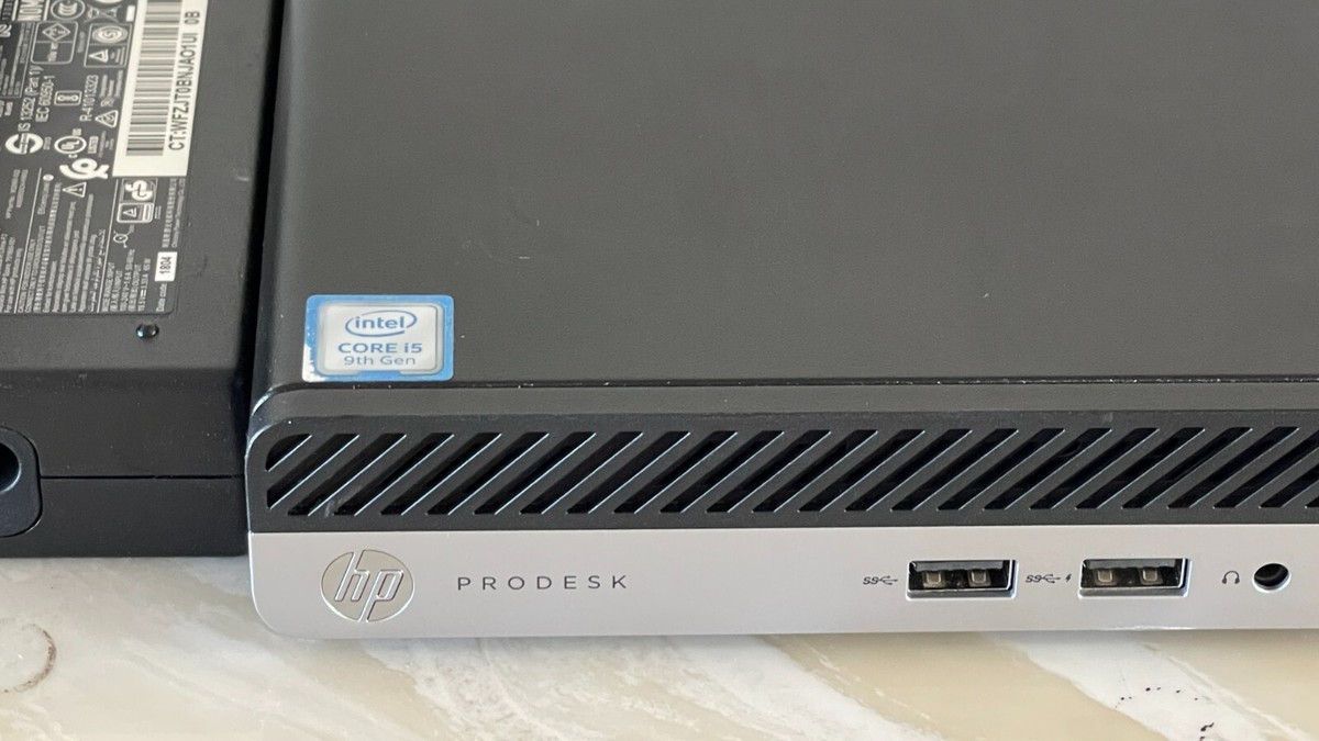 HP Business Mini Desktop ProDesk G5 9th Gen i5-9500T 16GB 256GB M