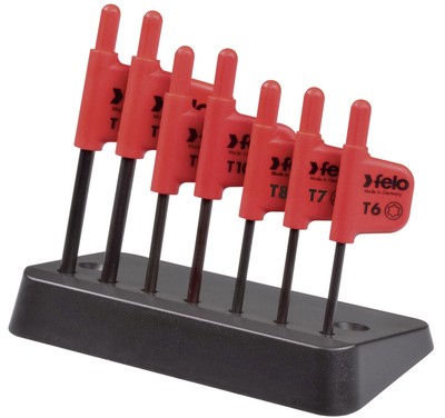 Felo Fähnchenschlüssel Satz 7-teilig 348 Torx T 6 - T 20