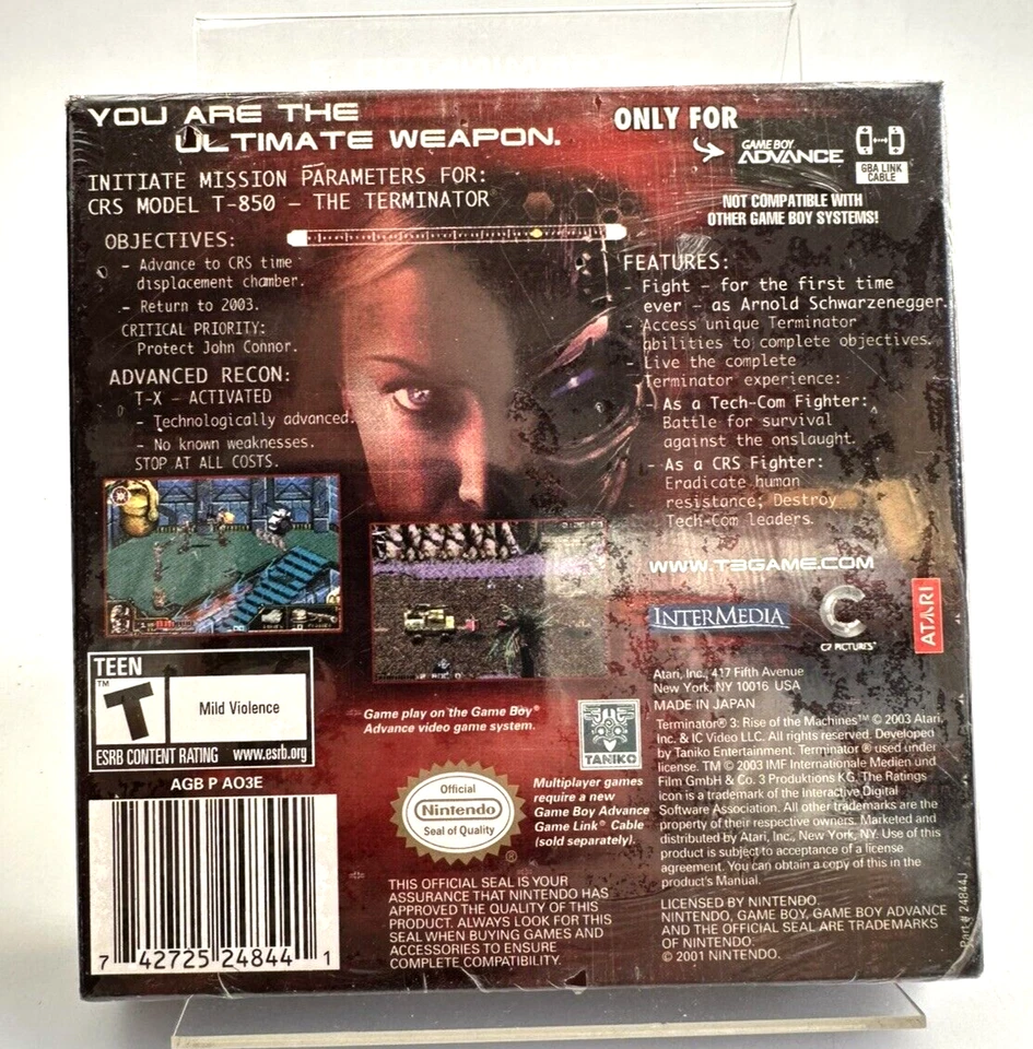 GBA Terminator 3 Rise Of The Machines, New And Sealed - Image 2 of 4