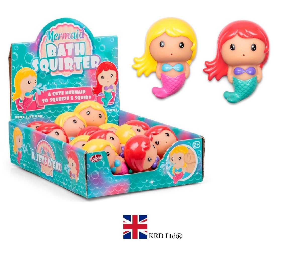 mermaid bath toy