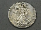 AU+/UNC 1943 Walking LIBERTY Half Dollar.  #38