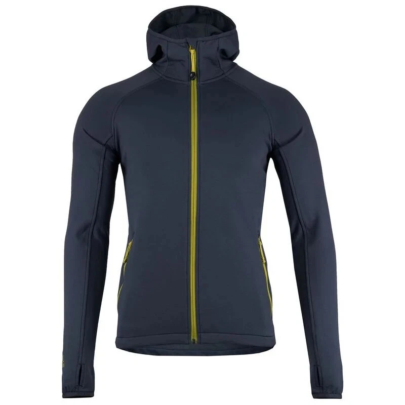 FJERN MENS VANDRING STRETCH FLEECE THERMAL WARM BREATHABLE HOODIE COMFORT JACKET