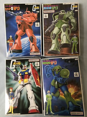 (4) diff 1/144 Gundam Series Bandai Plastic Model Kit / Old Kit / Free Shipping