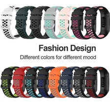 For Fitbit Charge 3/4 Strap Band Wristband Watch Replacement Silicone Watch Band
