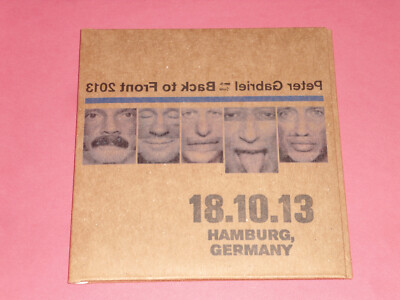 Peter Gabriel live Back To Front Hamburg 18.10.13 2 CD`s wie neu Genesis