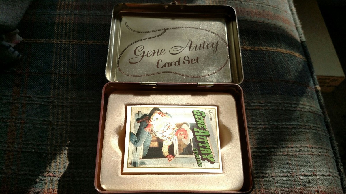 Gene Autry Mini Metal Lunch Box and Card Set 1994/1995 | eBay