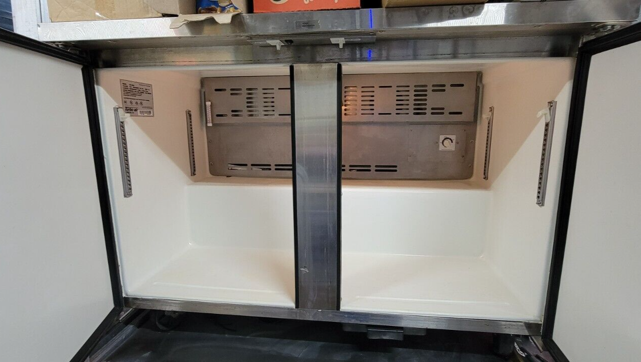 Undercounter Commercial Refrigerator 24 Two Door Turbo Air Tuf48sd