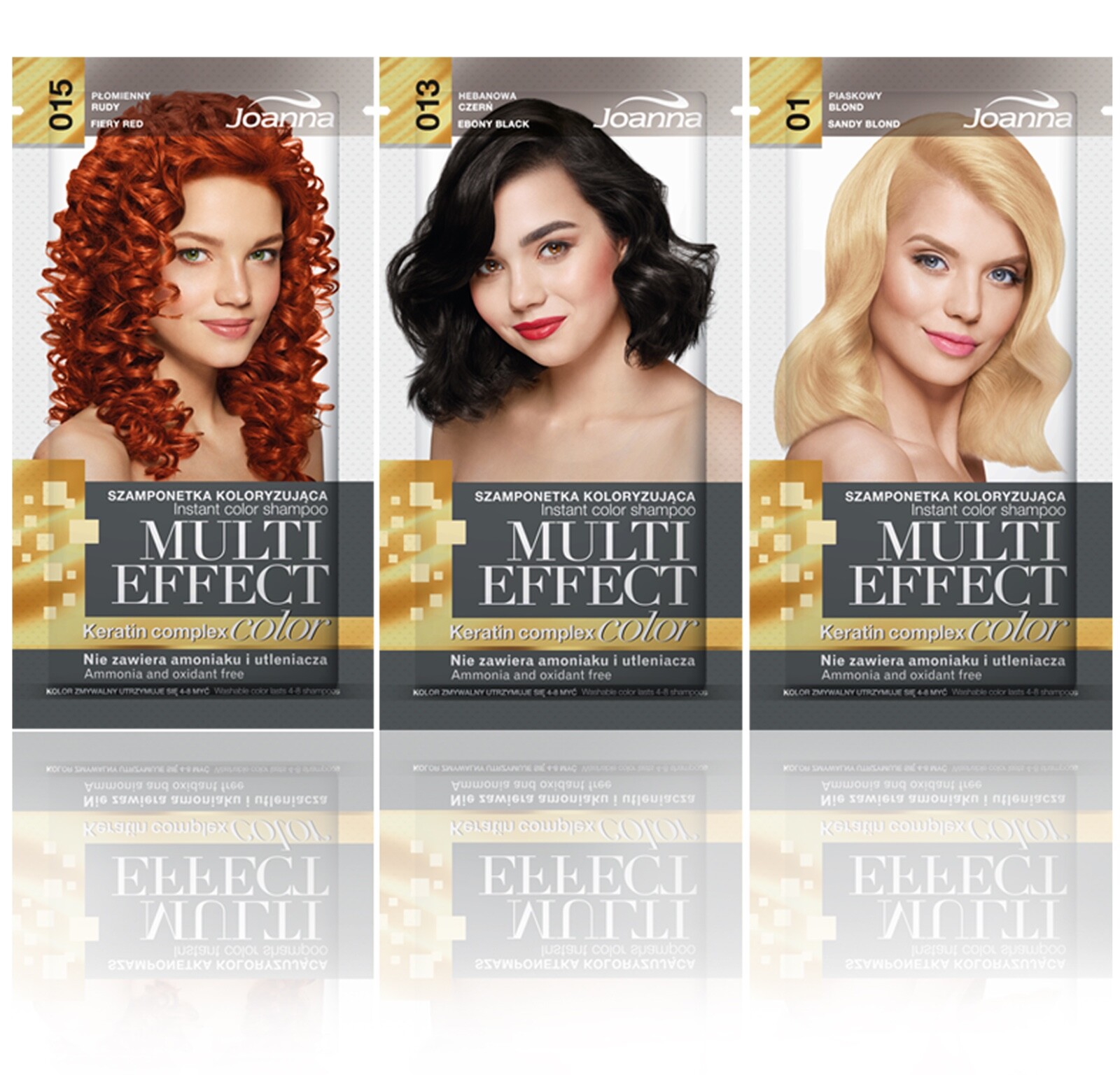 Joanna Multi Effect Instant Keratin Temporary Hair Colour Shampoo Dye