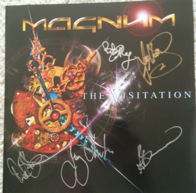 Magnum - The Visitation Ltd.Box 2 Yellow Vinyl etc. Signed Signiert Neu NEW