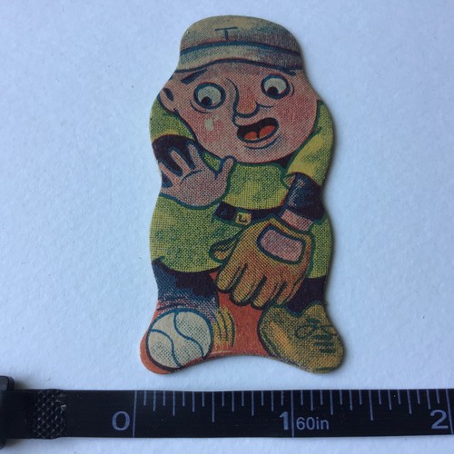Juego de 10 tarjetas Menko de béisbol japonesas vintage 10 tipos 1948 Kyojin - Imagen 10 de 12
