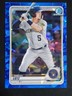 TRISTEN LUTZ 2020 BOWMAN DRAFT CHROME SAPPHIRE BD-68 Brewers