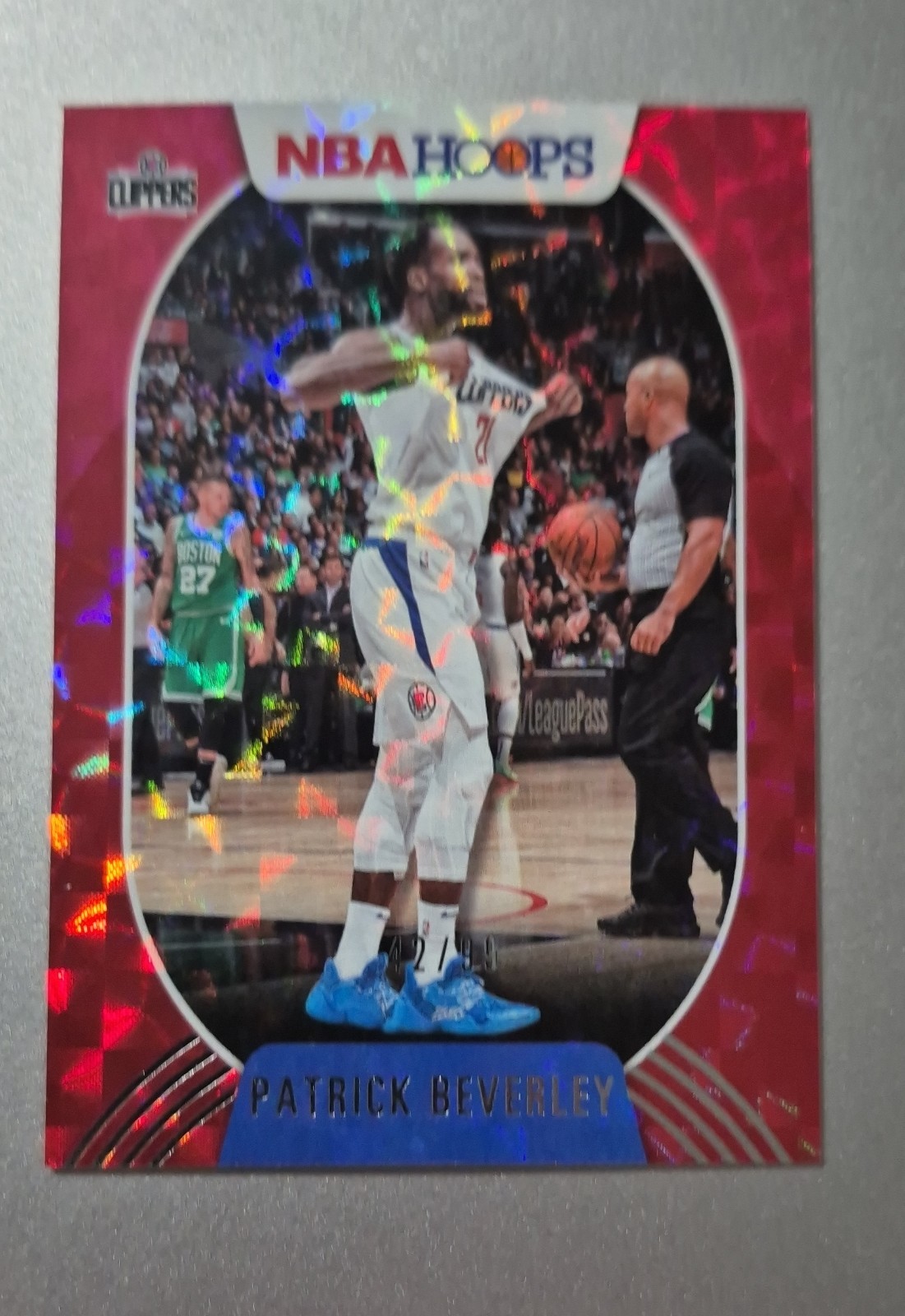 2020-21 Panini NBA Hoops - Patrick Beverley #95 Red Hyper /99