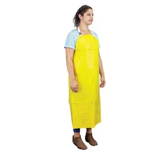 SAFE HANDLER BLSH-HDS-HYNI-AP1Y Heavy Duty Nitrile Industrial Apron, Yellow,