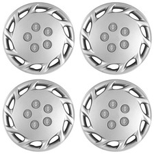 14 Push-on Silver Wheel Cover Hubcaps For 1997-1999 Toyota Camry