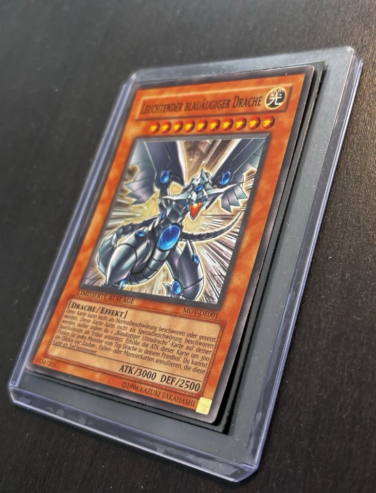 Yu-Gi-Oh! Leuchtender Blauäugiger Drache MOV Super Rare Near Mint - Bild 2 von 4