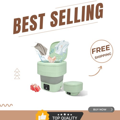 #ad #ad Effortless Laundry: 9L Portable Washing Machine with Touch Controls amp; 3 Modes $55.99