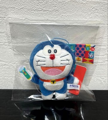 Doraemon Colorful Pop Mascot + Tag Small Light, 11cm, Used w/ Tags,