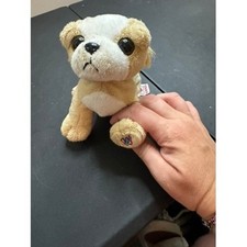 Ganz Webkinz Lil Kinz Bulldog Plush Tan White Stuffed Animal HS108 No Code