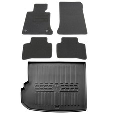 Fußmatten Kofferraumwanne für Mercedes X204 GLK 2008-2012 Automatten Auslage