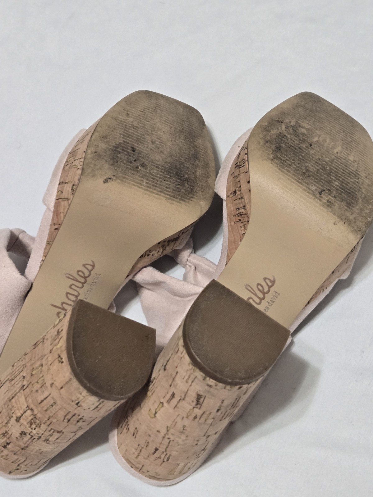 Charles by Charles David INTUIT SANDAL Platform Chunky Heel Blush Pink Women’s 7