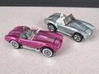 Hot Wheels Shelby Cobra Convertible '67 Cars 427 Lot of 2  Vintage 1982 Diecast