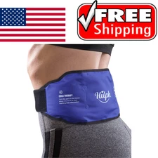 Back Pain Cold Reusable Ice Pack Belt Therapy for Lower Lumbar Sciatic Nerve..