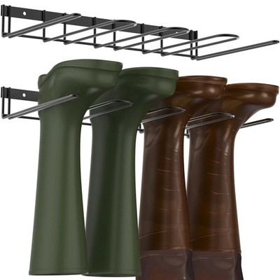 Wader Hangers 4-Pair Boot Rack Garage Boot Storage, Cowboy Boot Holder, Metal...
