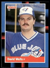 1988 Donruss David Wells Rookie Toronto Blue Jays #640