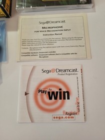 CAUTION SEAMAN (Sega Dreamcast, 2000) Game Complete In Box (Game Disk Is Sealed)