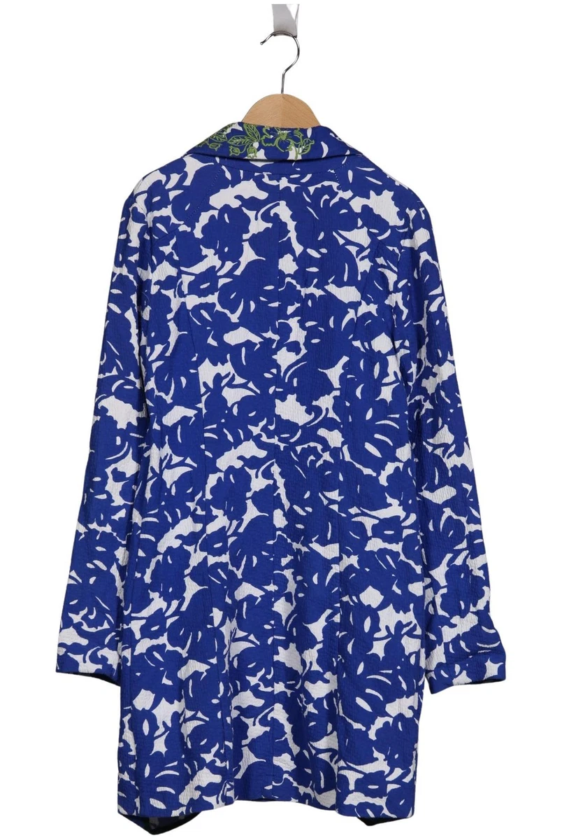 Desigual Mantel Damen Jacke Parka Gr. 38 Baumwolle Marineblau #d5xoa82