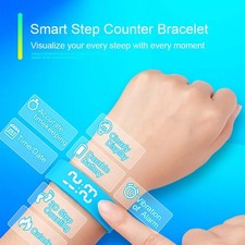 Sleek Stylish Durable Lightweight 3in1 Multifunctional Wristwatch With Pedometer