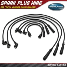 7Pcs Spark Plug Wire Set for Toyota 4Runner Pickup 1988 1989 1990 1991 V6 3.0L