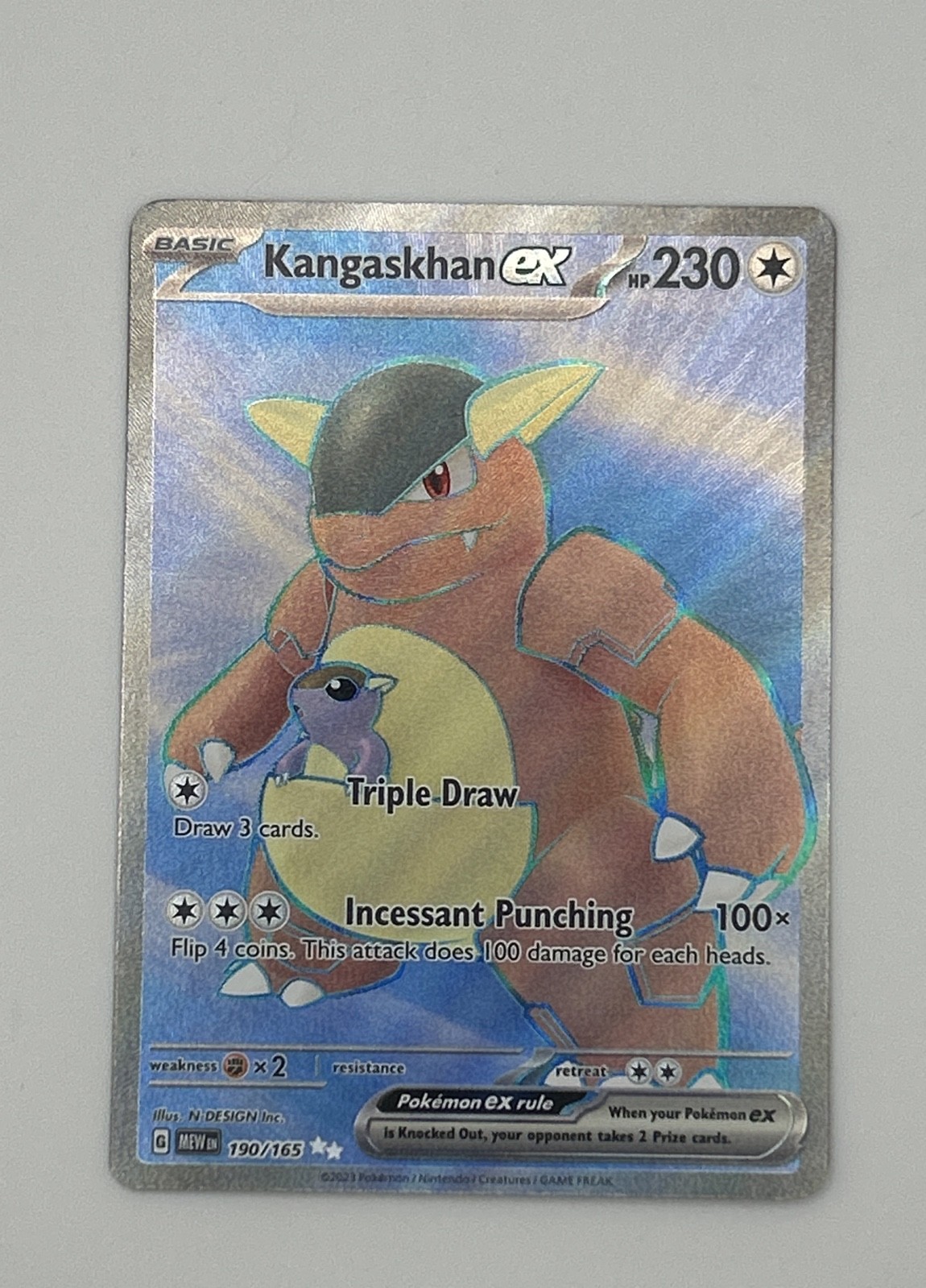 Kangaskhan ex 190/165 Sv: Scarlet & Violet 151 Holo