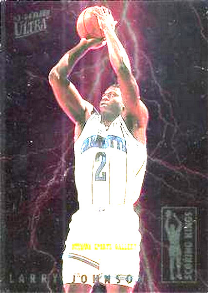 1993-94 FLEER ULTRA SCORING KINGS LARRY JOHNSON CHARLOTTE HORNETS #4 2V56