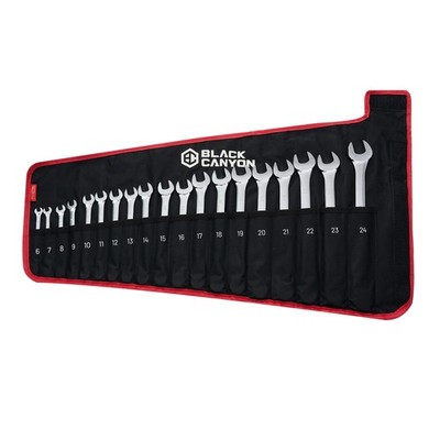 Wrench Pouch, Wrench Pouch Roll Up, 19 Pockets, Ranging of 6-24 mm, Waterproo...