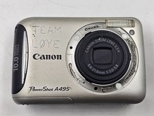Canon PowerShot A495 10.0MP Digital Camera - Silver for sale
