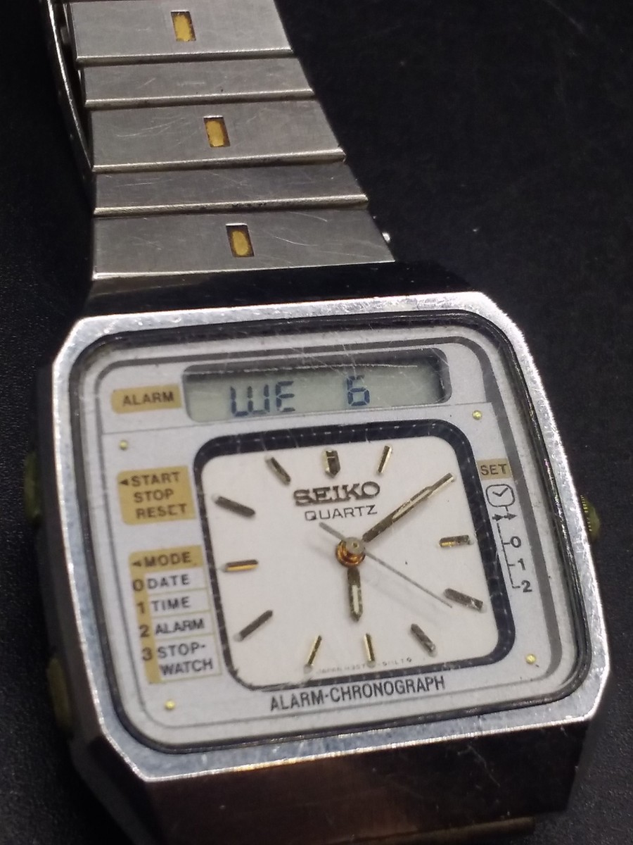 希少！　SEIKO ヴィンテージ　デジアナ時計　H357-505A おまけ付き Vintage Seiko H357-5050 Watch Only Digital Works Analogue Doesn't