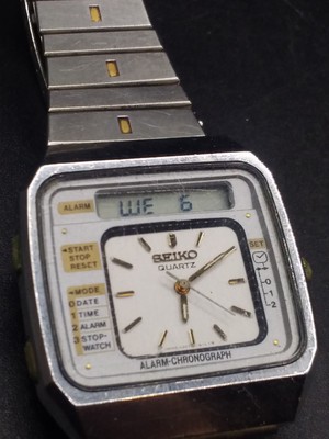 Vintage Seiko H357-5050 Watch Only Digital Works Analogue Doesn't