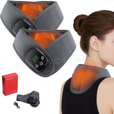 Electric Neck Massager Hot Compress Pain Relief,5 Heat Levels, 3 Vibration Modes
