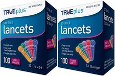 TruePlus Sterile Lanzetten 33 Spur 100 Lanzetten