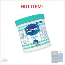 Balmex Fast-Acting Baby Diaper Rash Cream with Zinc Oxide  Soothing Botanicals,