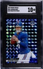 2025 Panini Mosaic - Rookies Jaxson Dart #362 Reactive Blue Mosaic Prizm (RC)