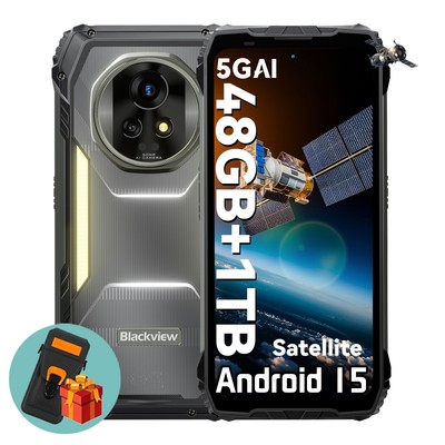 Blackview XPLORE 2 Satellite 5G AI Outdoor Smartphone 48GB+1TB Android 15 Handy