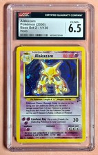 Alakazam 001/102 ~Set Base Holo~ CGC 6.5 ~ Carte Pokemon Classificate